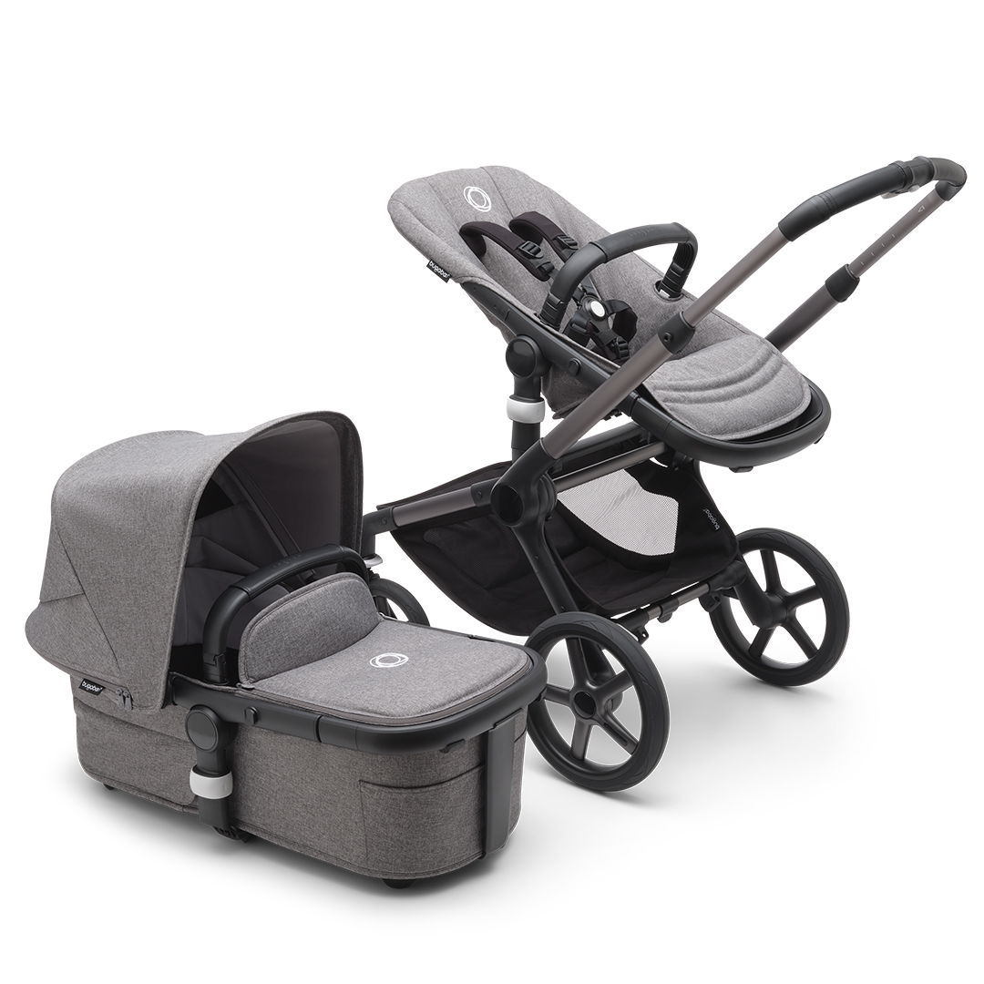 Bugaboo Fox 5 -rattaat Grey Melange (harmaa)