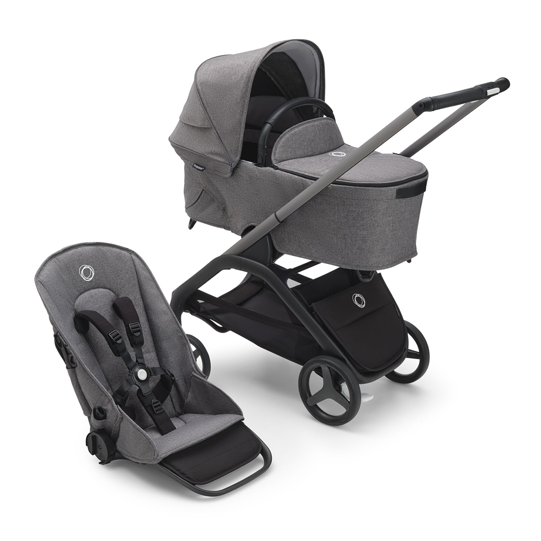 Bugaboo Dragonfly kantokoppa Complete Harmaa Melange