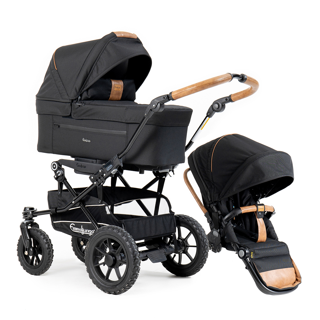 Emmaljunga Alu S lastenrattaat Ergo Outdoor Musta