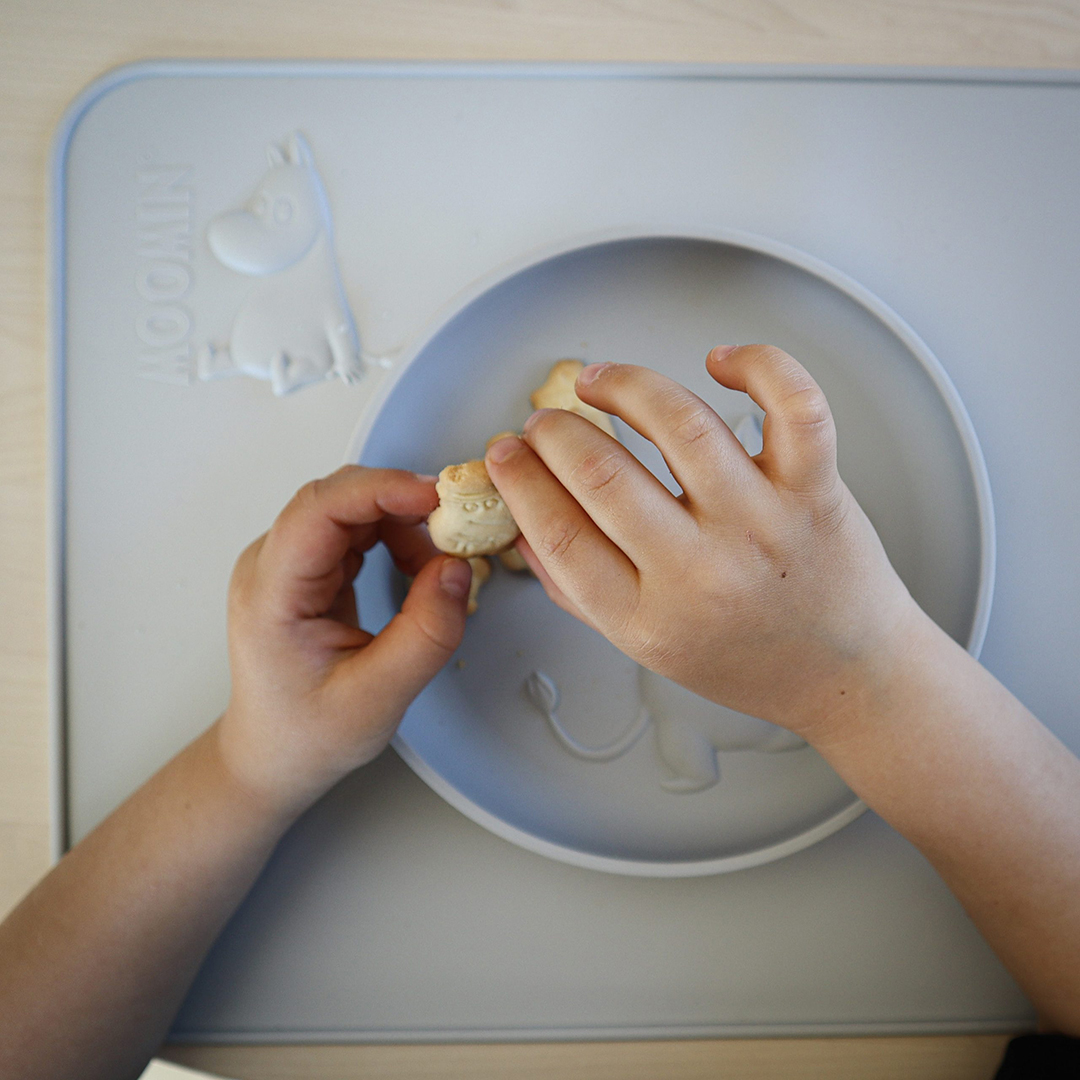 Right Start Muumilautanen imukupilla Easy Harmaa