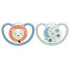 NUK Space Night silikoni 6-18m Leijona