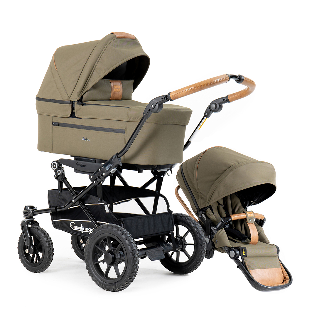Emmaljunga Alu S lastenrattaat Ergo Outdoor Oliivi