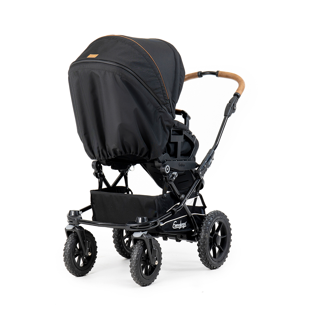 Emmaljunga Alu S lastenrattaat Flat Outdoor Musta