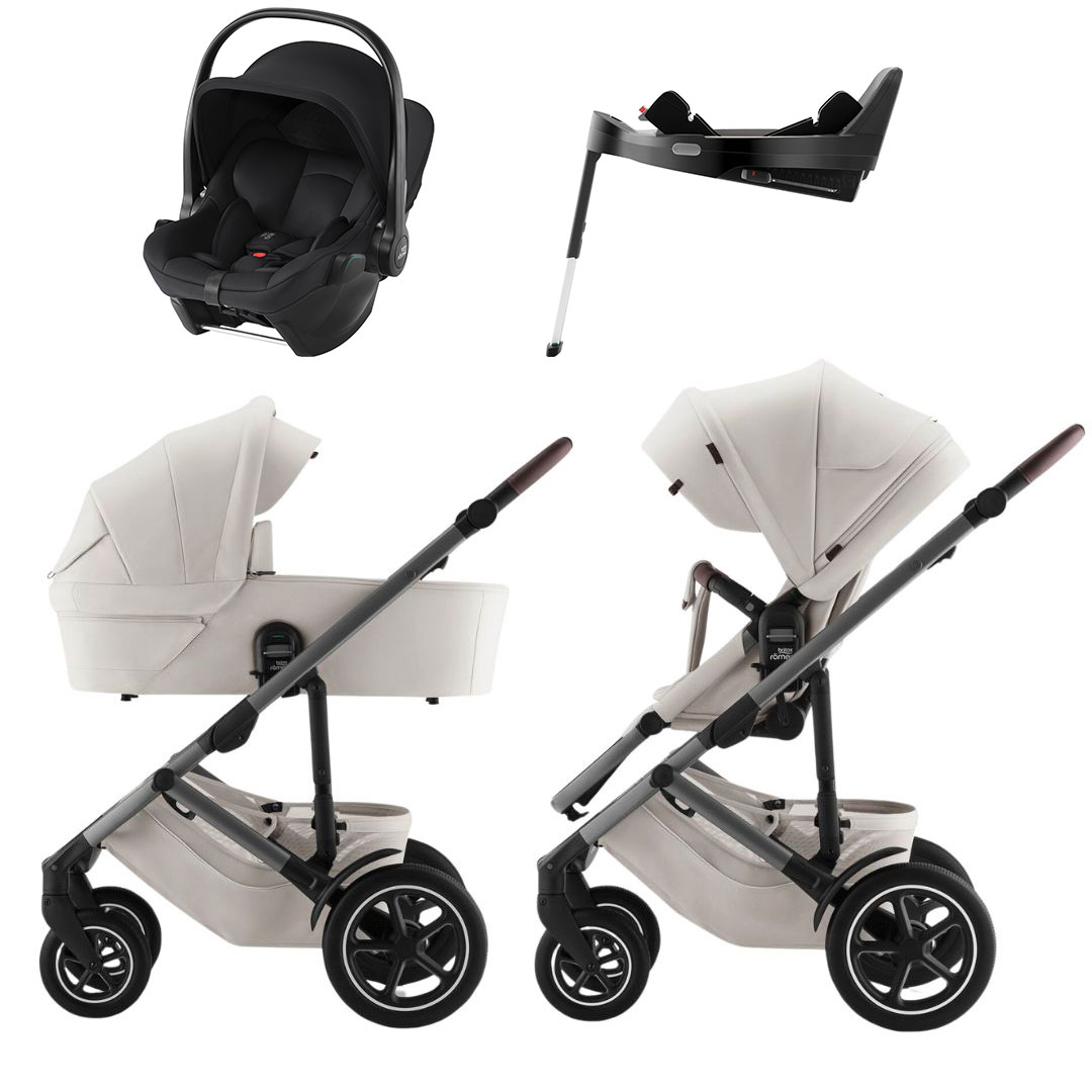 Britax Smile 5Z Soft Taupe + Core lastenvaunupaketti