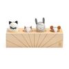 Sebra Wooden pop up puulelu