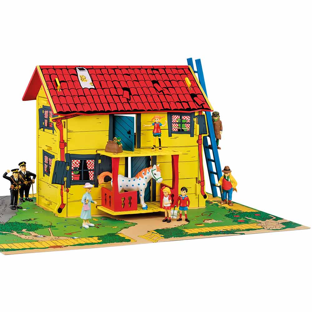 Pippi Villekulla leikkimatolla