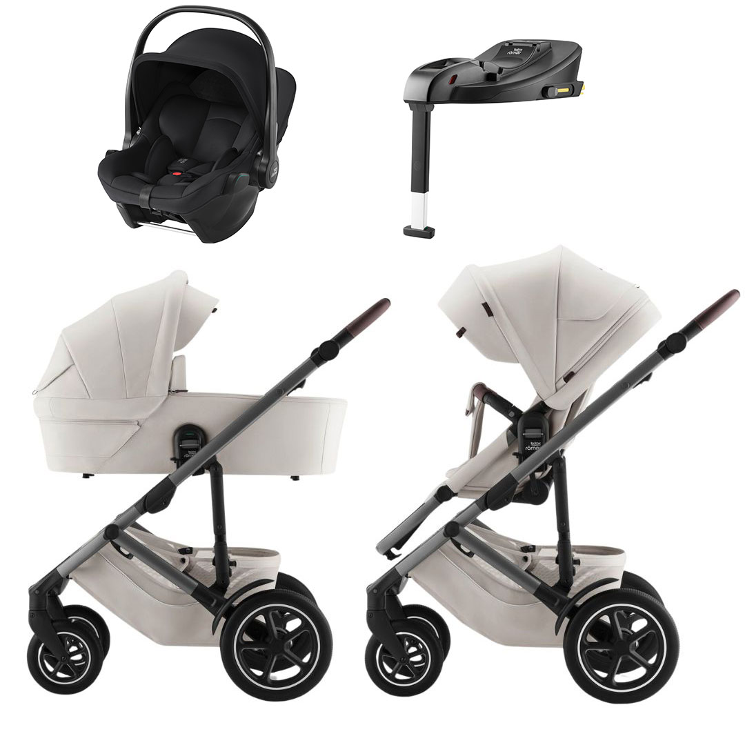 Britax Smile 5Z Soft Taupe + Baby-Safe Core -paketti