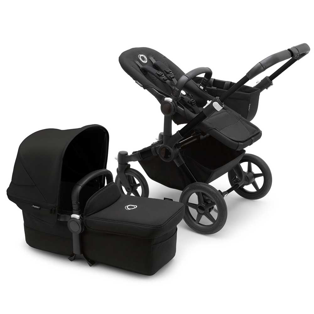 Bugaboo Donkey 5 Lastenrattaat Mono Midnight Black (keskiyönmusta)
