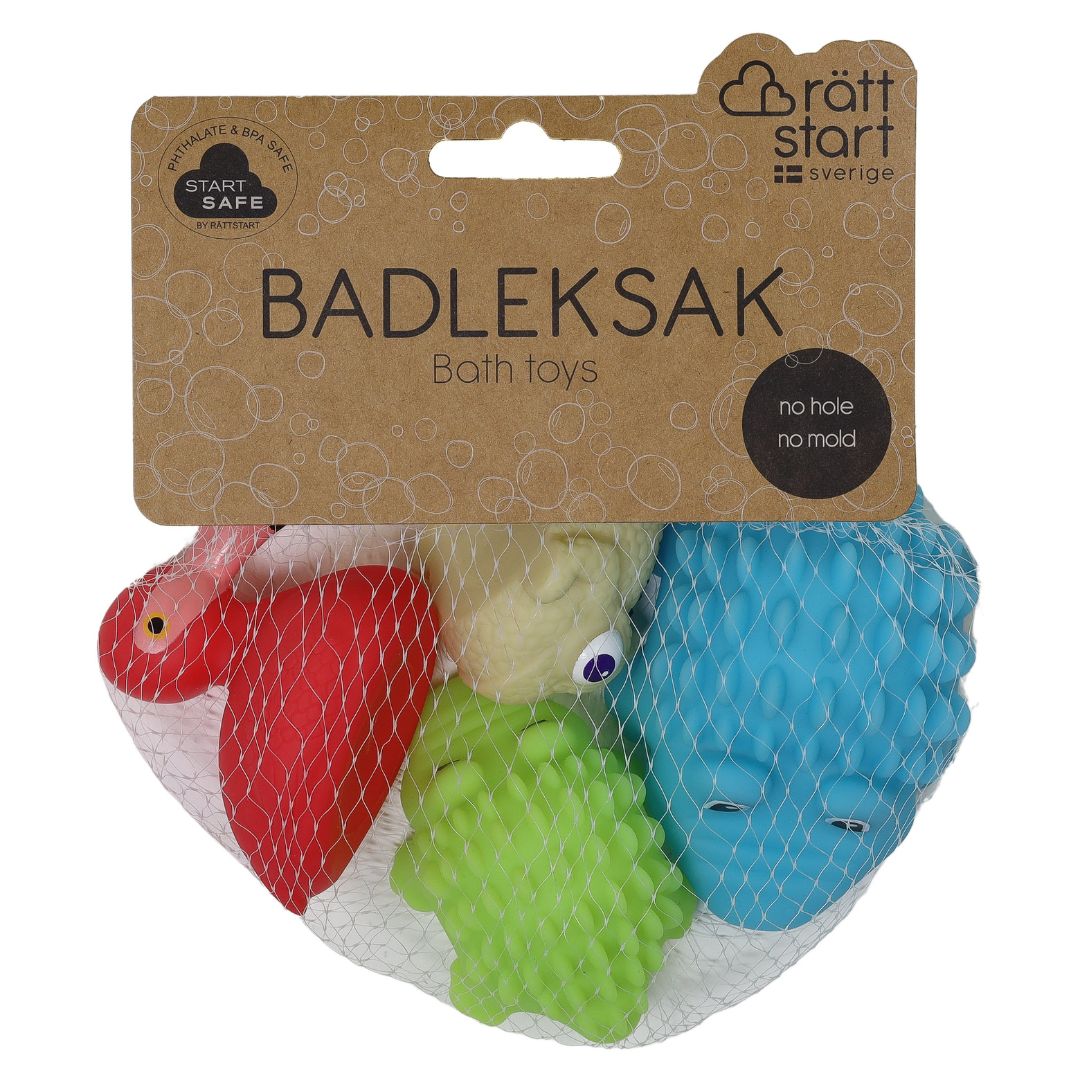 Right Start Kylpylelulelu Eksoottiset eläimet 4-pack