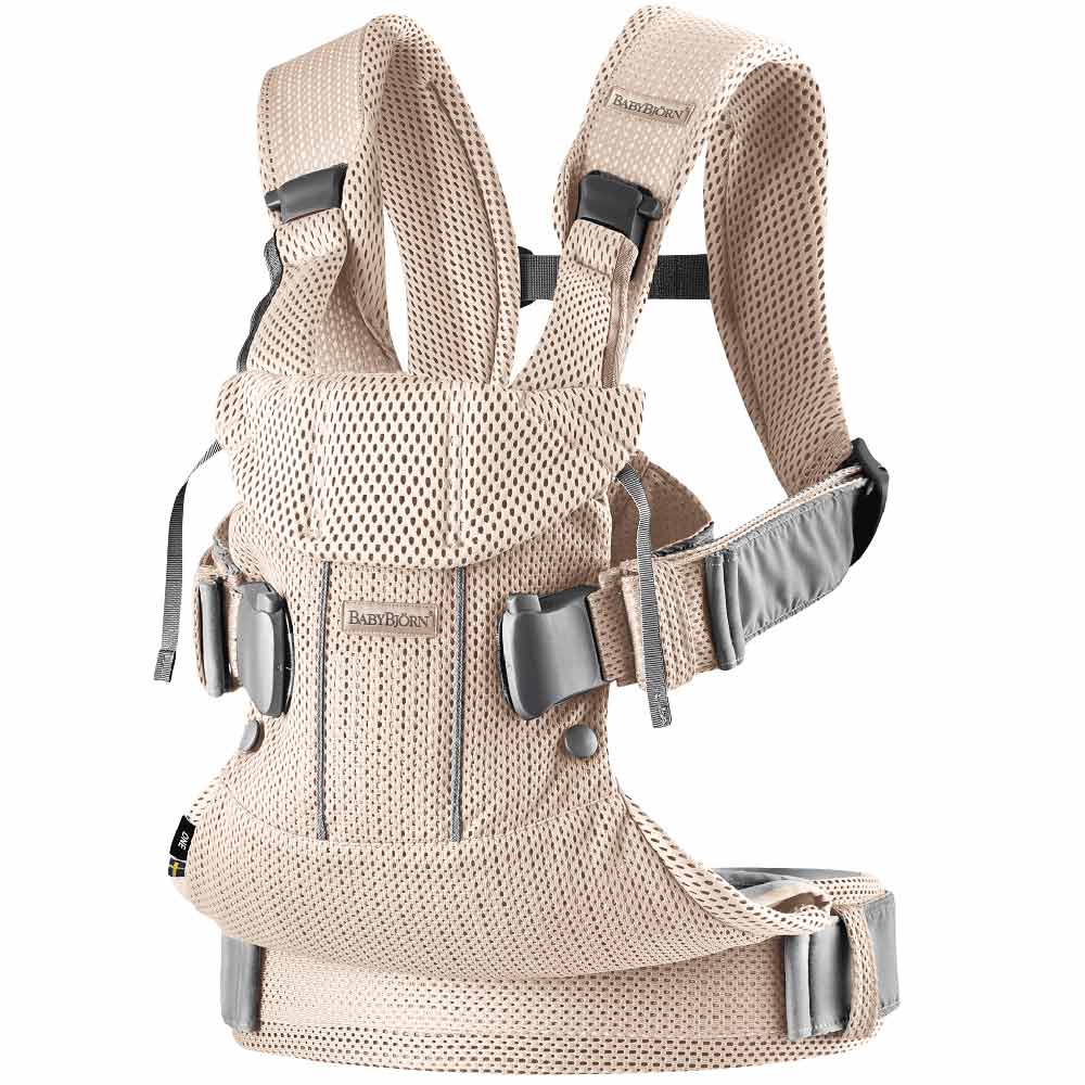 Babybjörn Kantokoppa One Air Mesh 3D Pearl Pink - Vauvan kantokoppa One Air Mesh 3D Pearl Pink