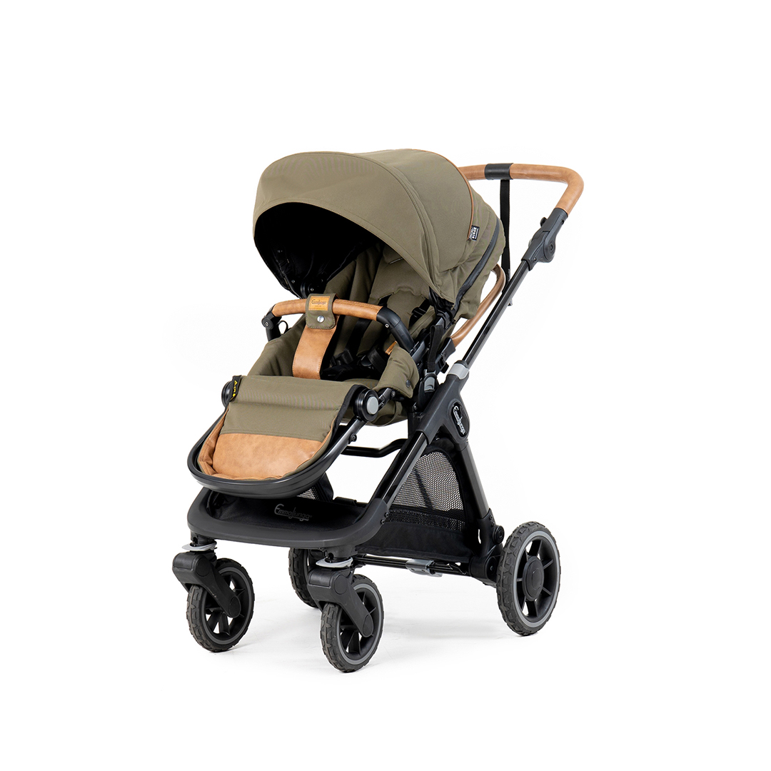 Emmaljunga Solo lastenrattaat Outdoor Olive