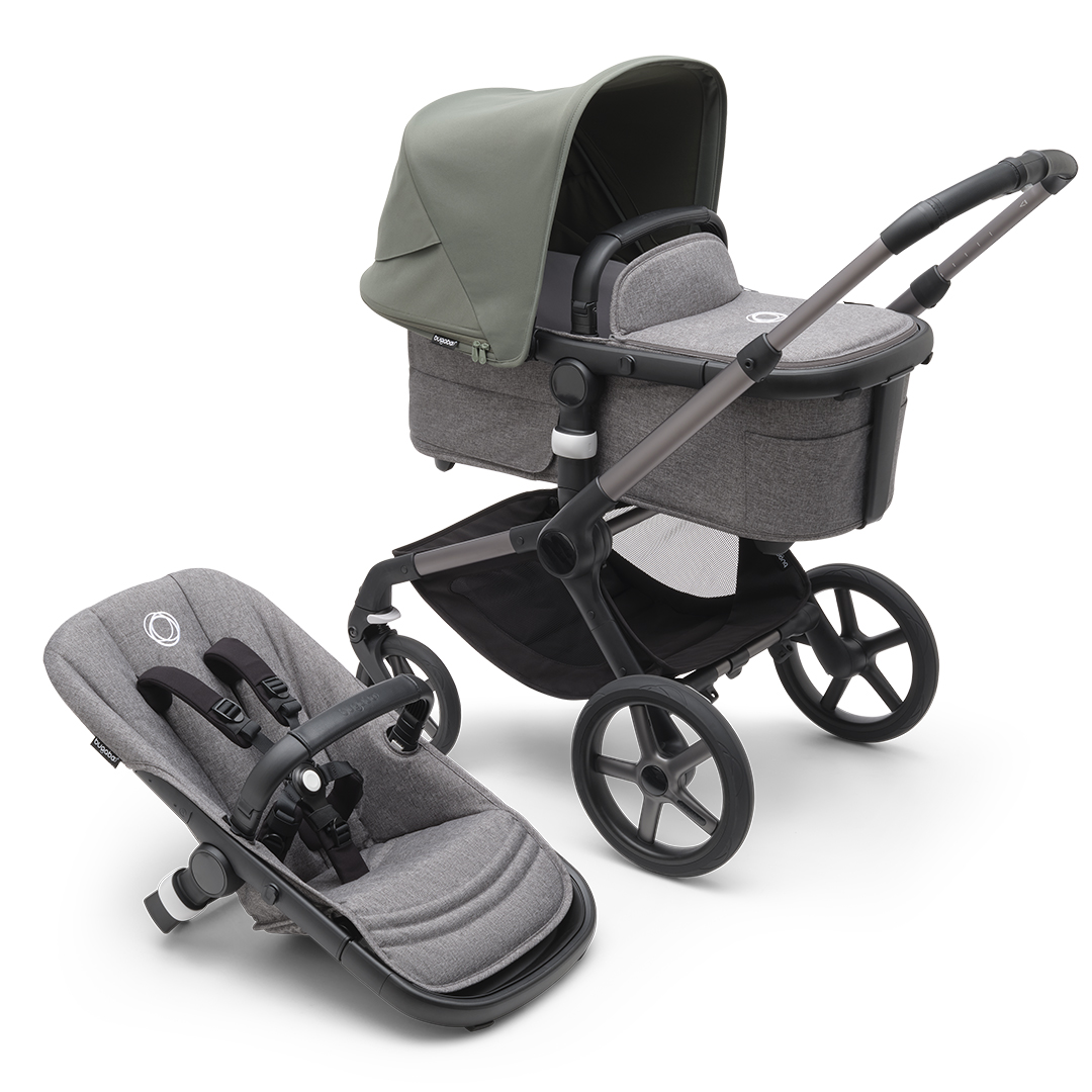 Bugaboo Fox 5 -lastenrattaat metsänvihreä