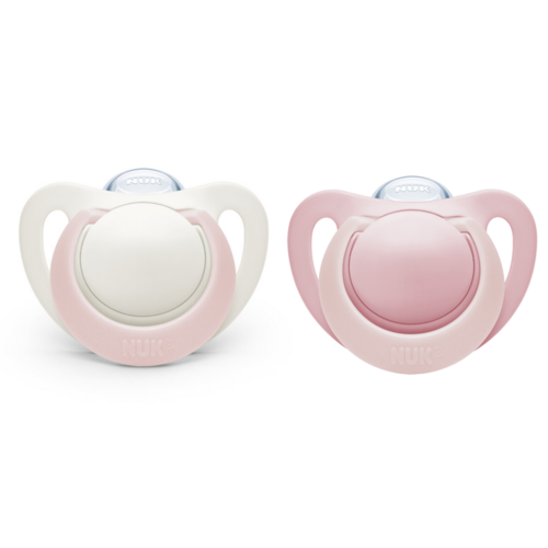NUK 0-2m nukke Genius Silicon S0 Rose/White NUK 0-2m nukke Genius Silicon S0 Rose/White