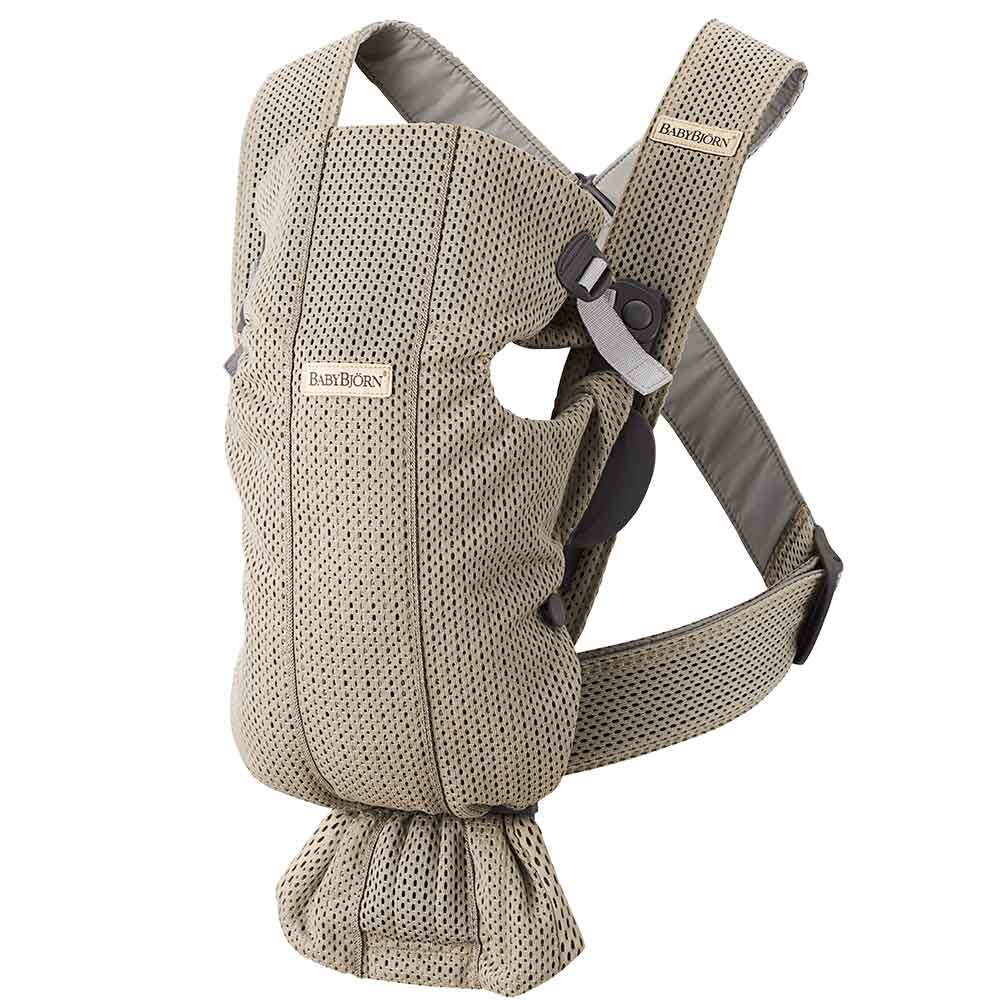 Babybjörn Vauvan kantokoppa Mini Mesh 3D Harmaa Beige
