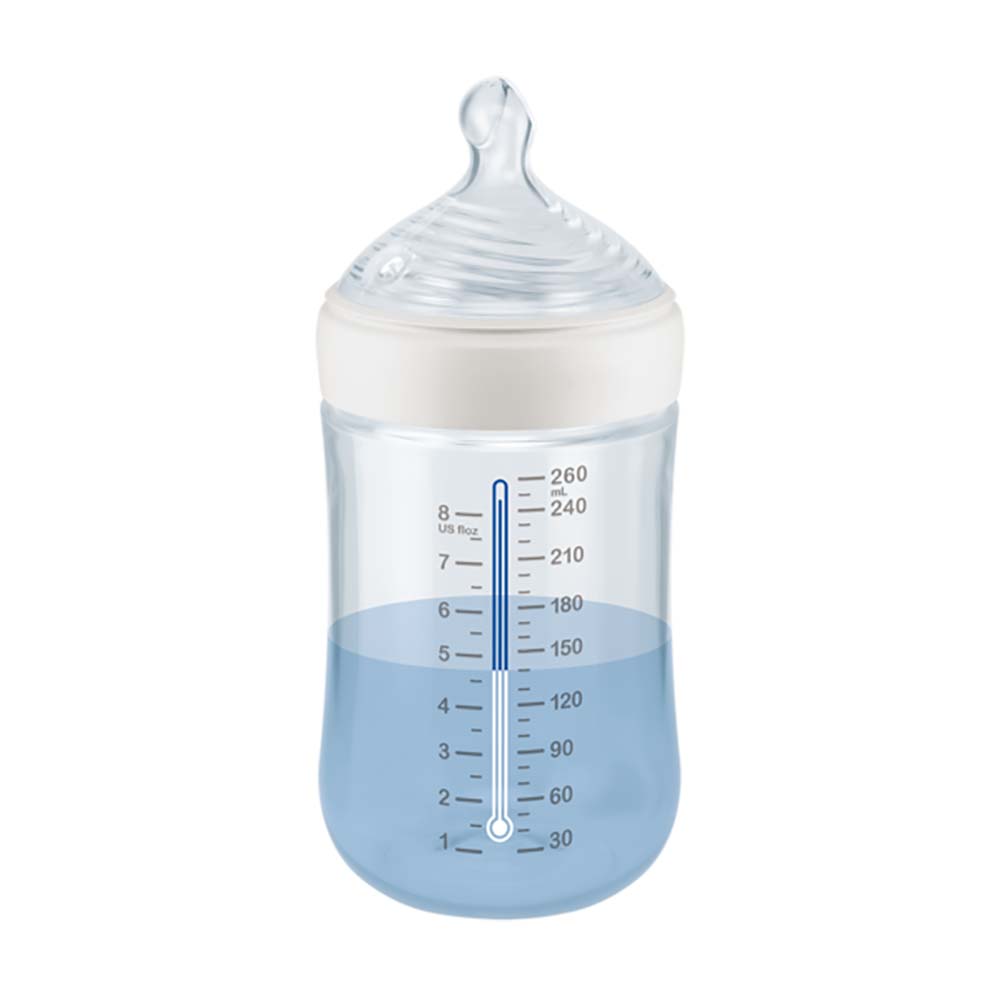 NUK Nature Sense tuttipullo 260ml sekavärinen