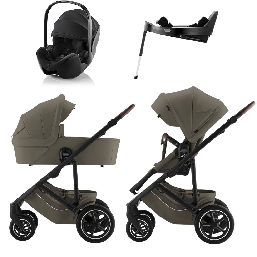 Britax Smile 5Z Urban Olive + Baby-Safe PRO -paketti