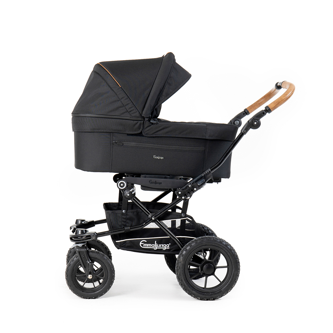Emmaljunga Alu S lastenrattaat Flat Outdoor Musta