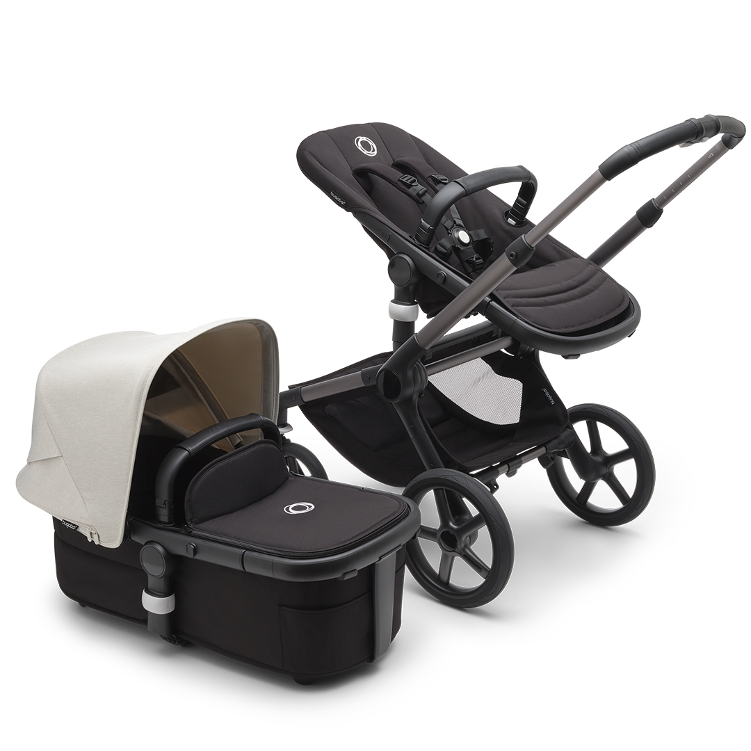 Bugaboo Fox 5 -lastenrattaat Misty White (sumuinen valkoinen)