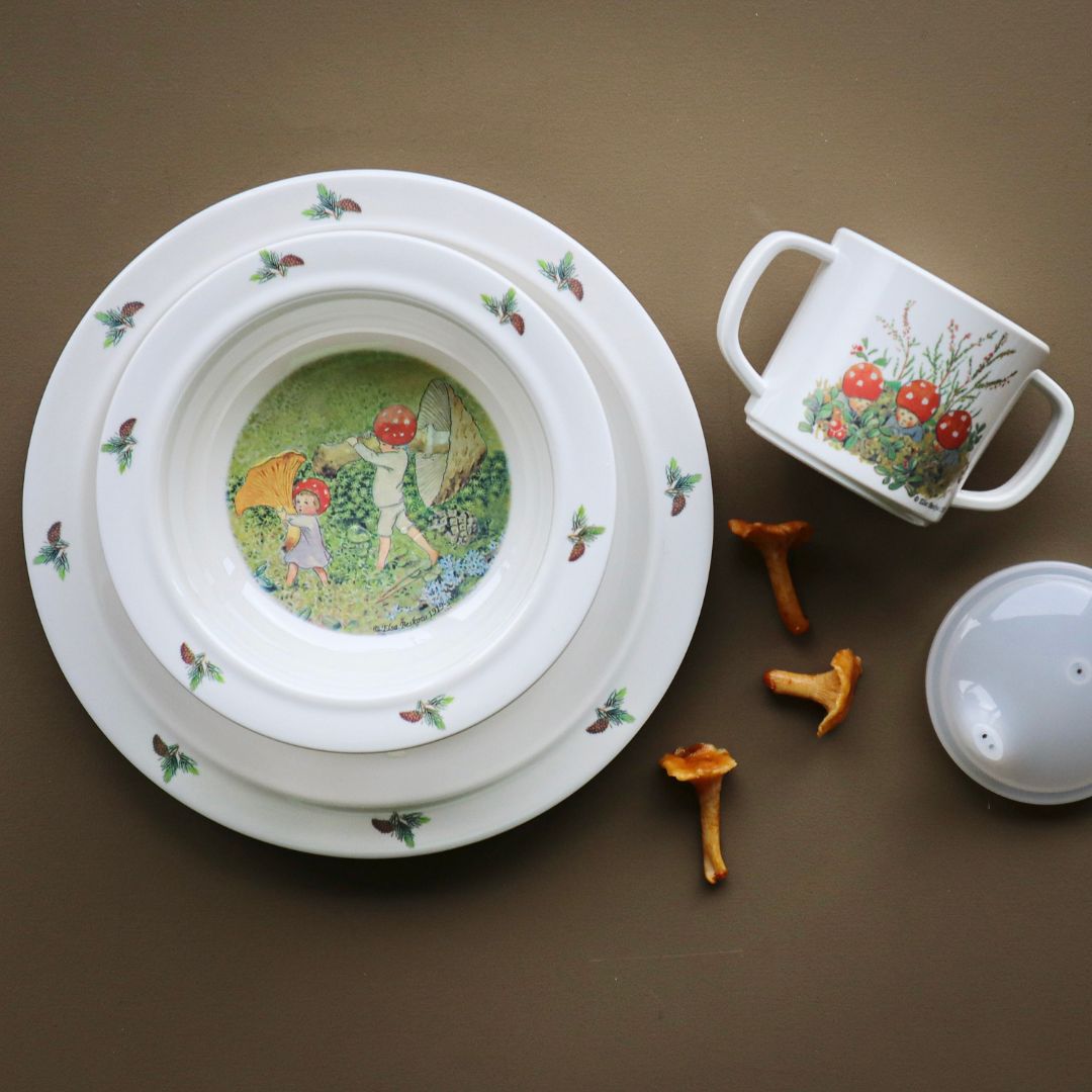 Right Start Elsa Beskow Tomebarnen, Lasten astiat, 3 kpl
