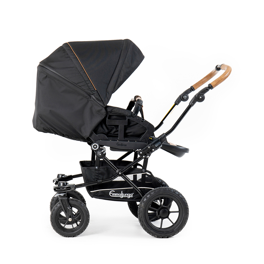 Emmaljunga Alu S lastenrattaat Flat Outdoor Musta