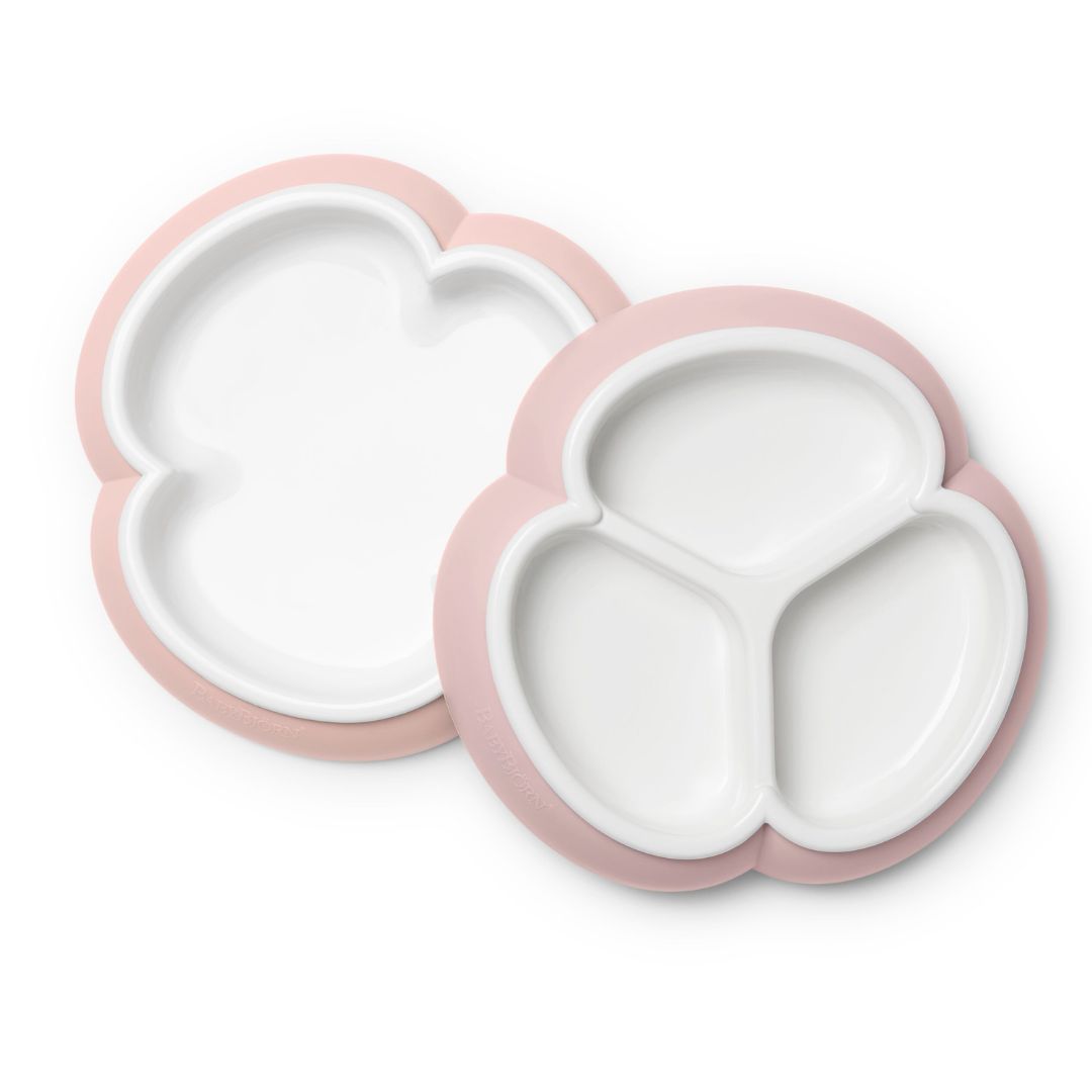 BabyBjörn Lautassarja, 2-pack Powder Pinkki
