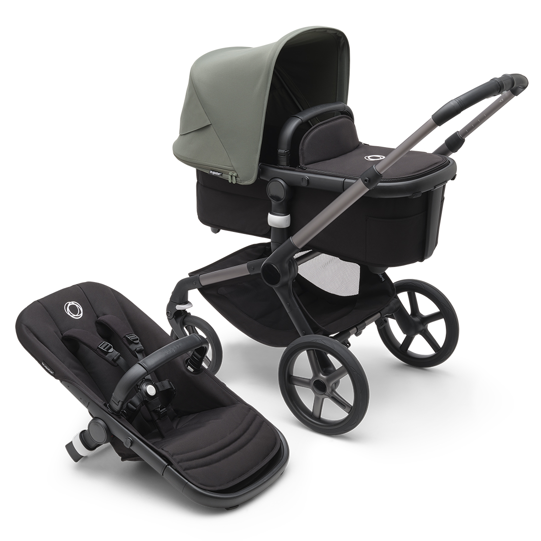 Bugaboo Fox 5 -lastenrattaat metsänvihreä