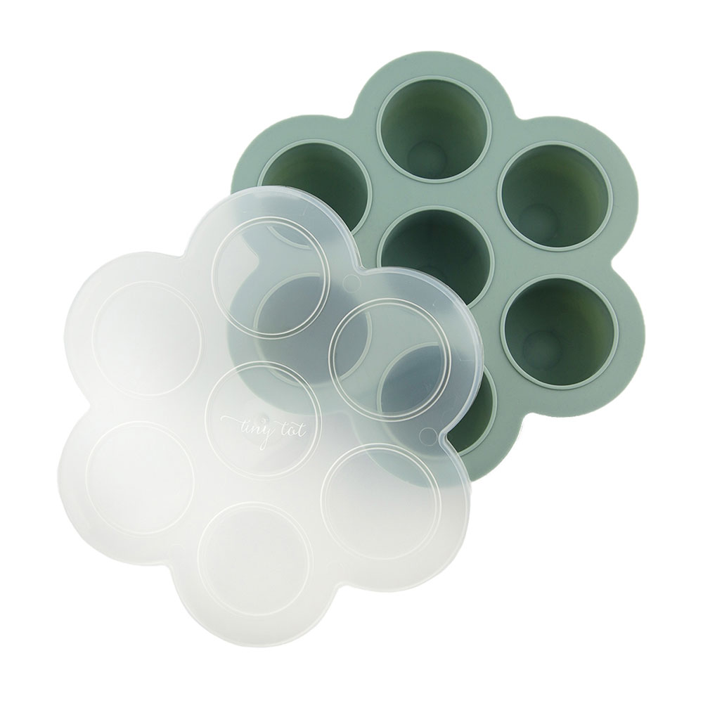 Tiny Tot Baby vauvanruokapakastin 7 Smokey Green (savunvihreä)