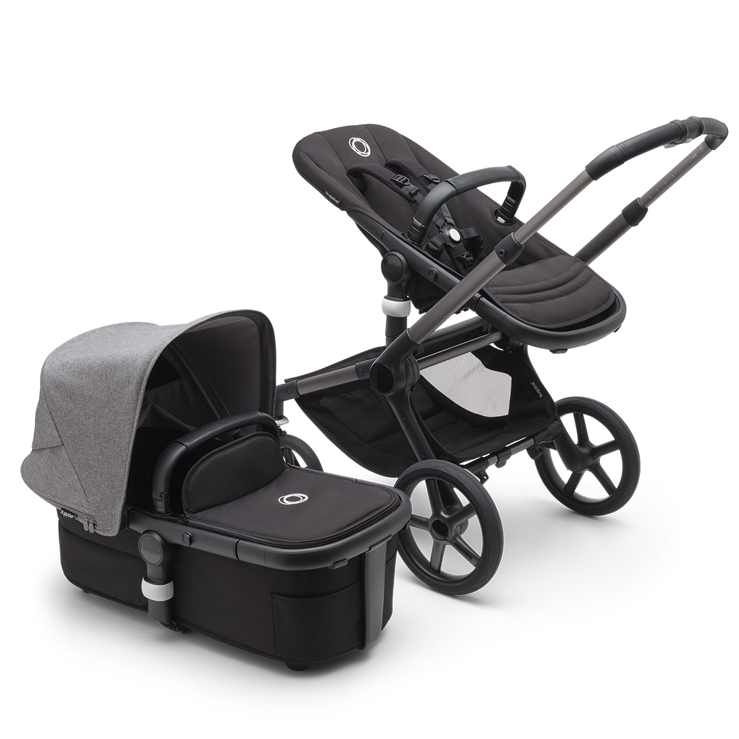Bugaboo Fox 5 -rattaat Grey Melange (harmaa)