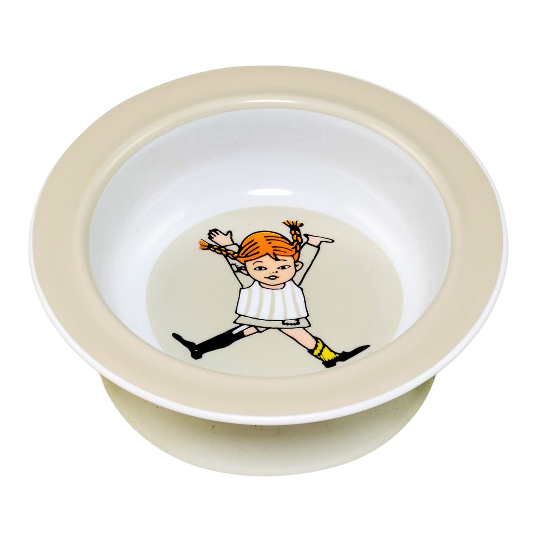 Right start Pippi Cirkus imukuppilautanen beige