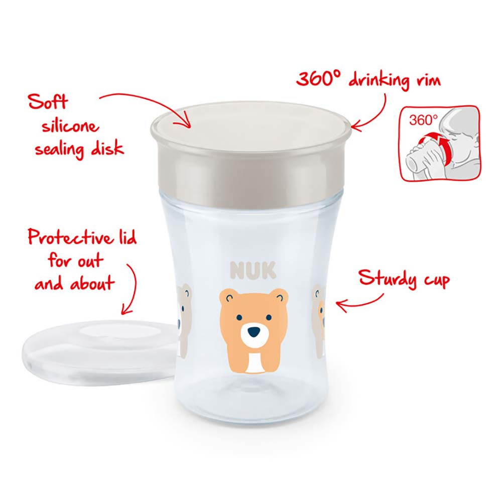 NUK Evolution Magic Mini-muki 230ml punainen
