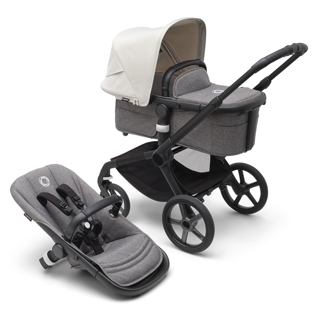 Bugaboo Fox 5 -lastenrattaat Misty White (sumuinen valkoinen)