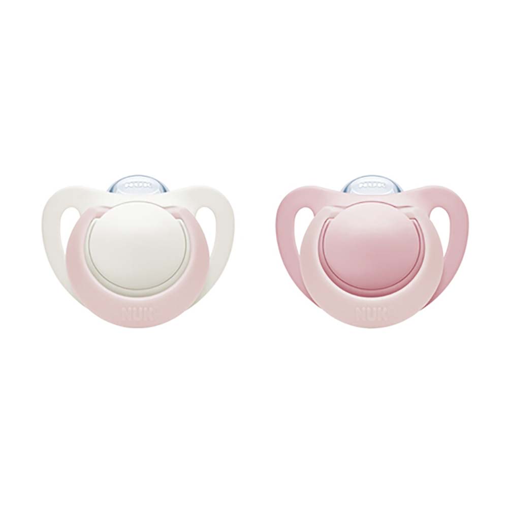 NUK nuket 6-18m Genius Rose/White NUK-nuket 6-18m Genius Rose/White