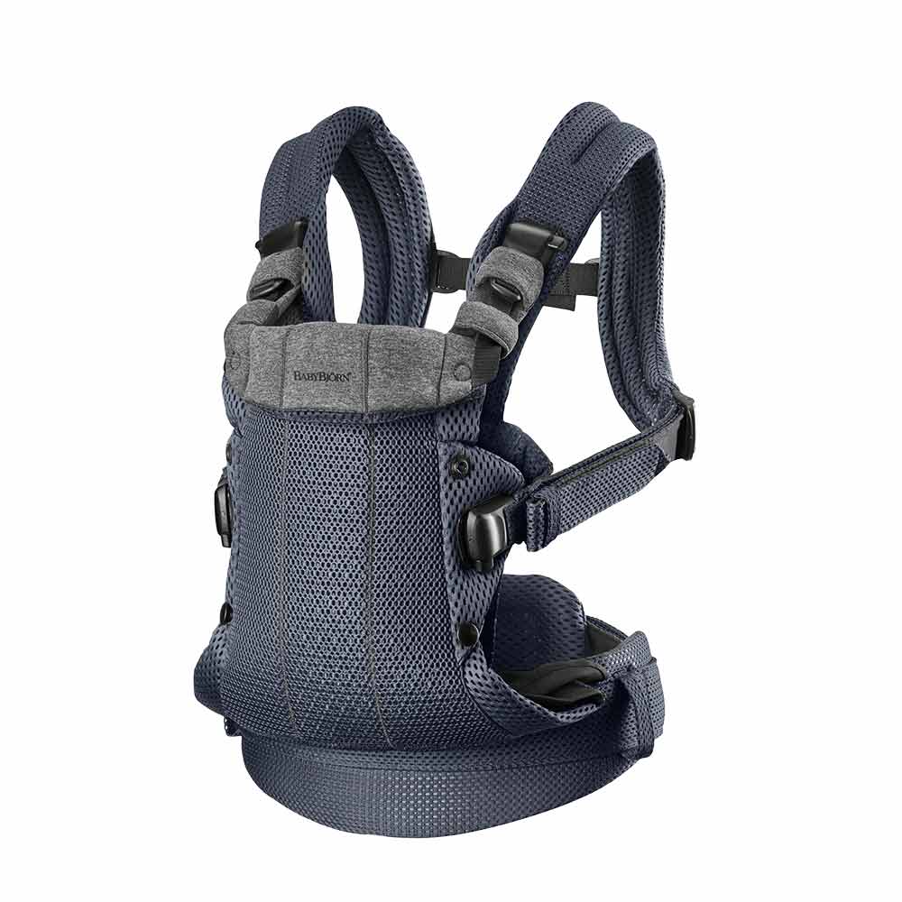 BabyBjörn vauvan kantokoppa Harmony 3D Mesh Anthracite (antrasiitti)