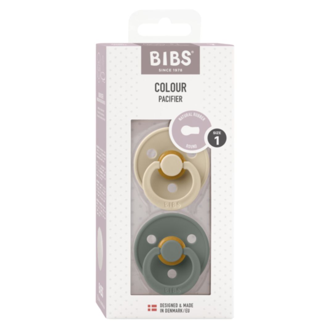 Rintaliinat Napp 2-pack 0-6m Vanilja/Mänty