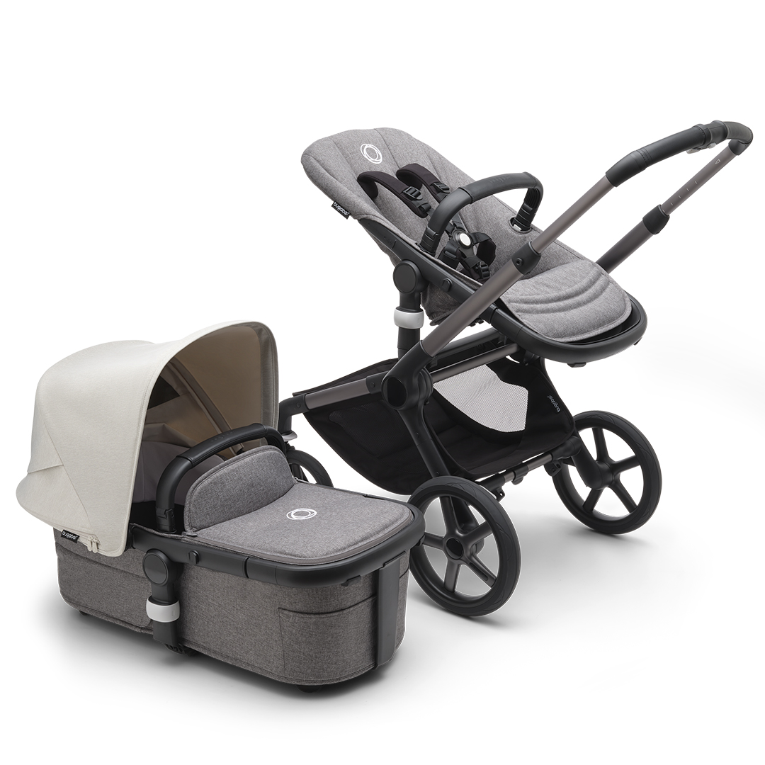 Bugaboo Fox 5 -lastenrattaat Misty White (sumuinen valkoinen)