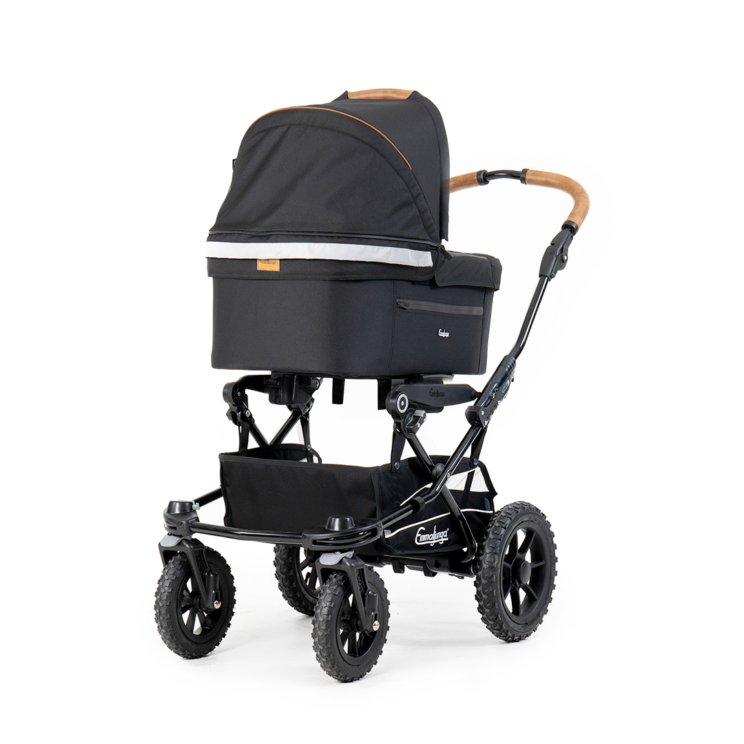 Emmaljunga Alu S lastenrattaat Flat Outdoor Musta