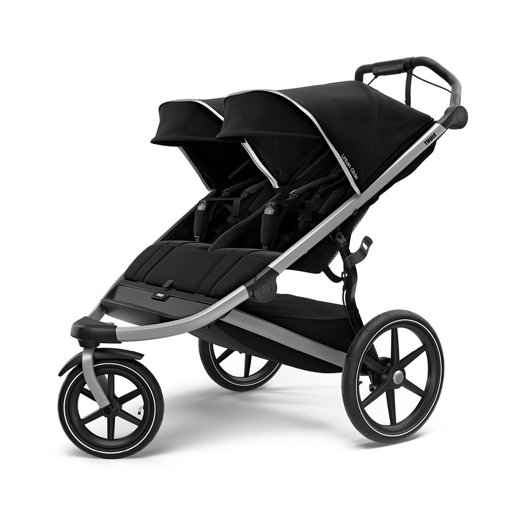 Thule Urban Glide2 Kaksinkertaiset lenkkeilyrattaat Jet Black