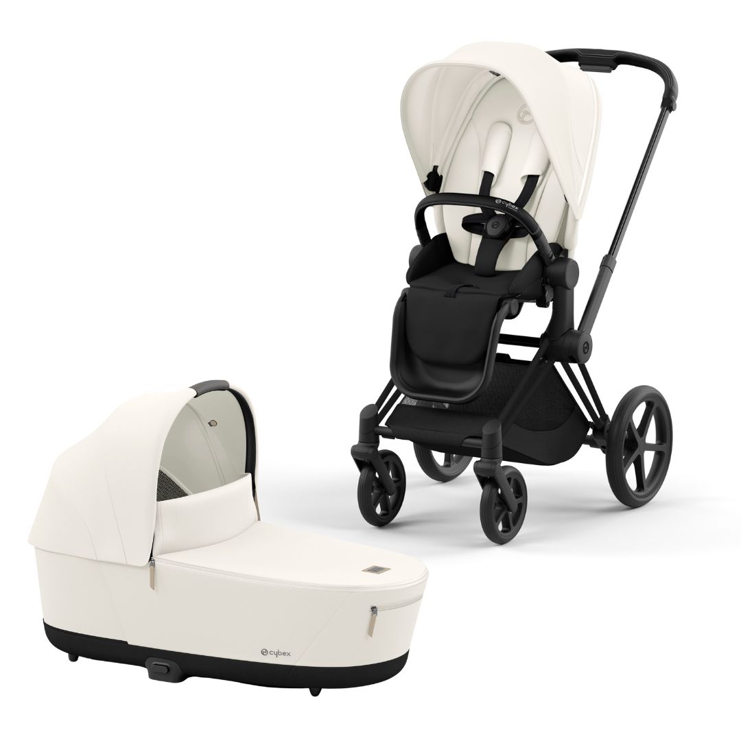 Cybex ePriam -lastenrattaat Pois päältä valkoinen