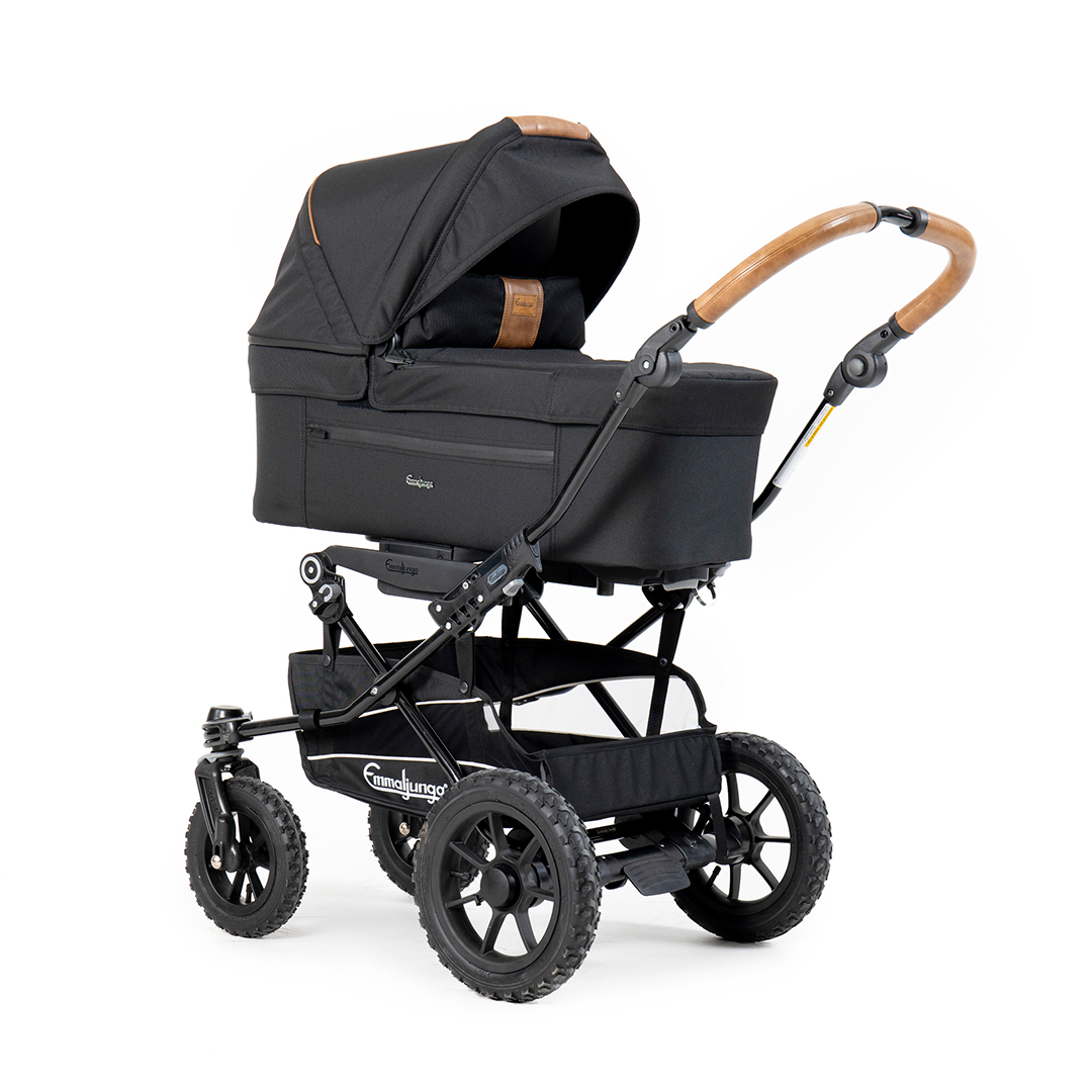 Emmaljunga Alu S lastenrattaat Flat Outdoor Musta