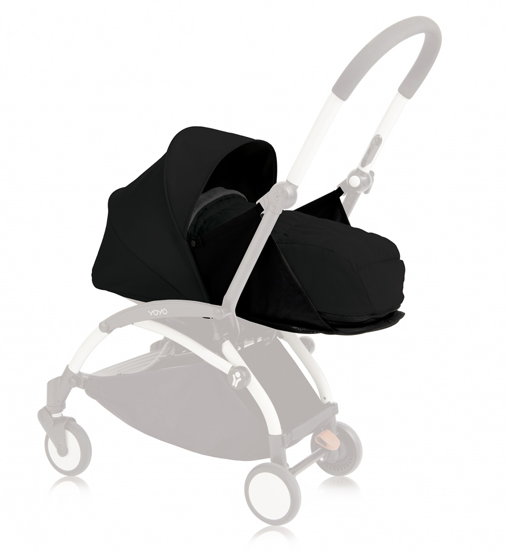 Babyzen YOYO+ väriverhoiltu kantokopalla 0+ Musta