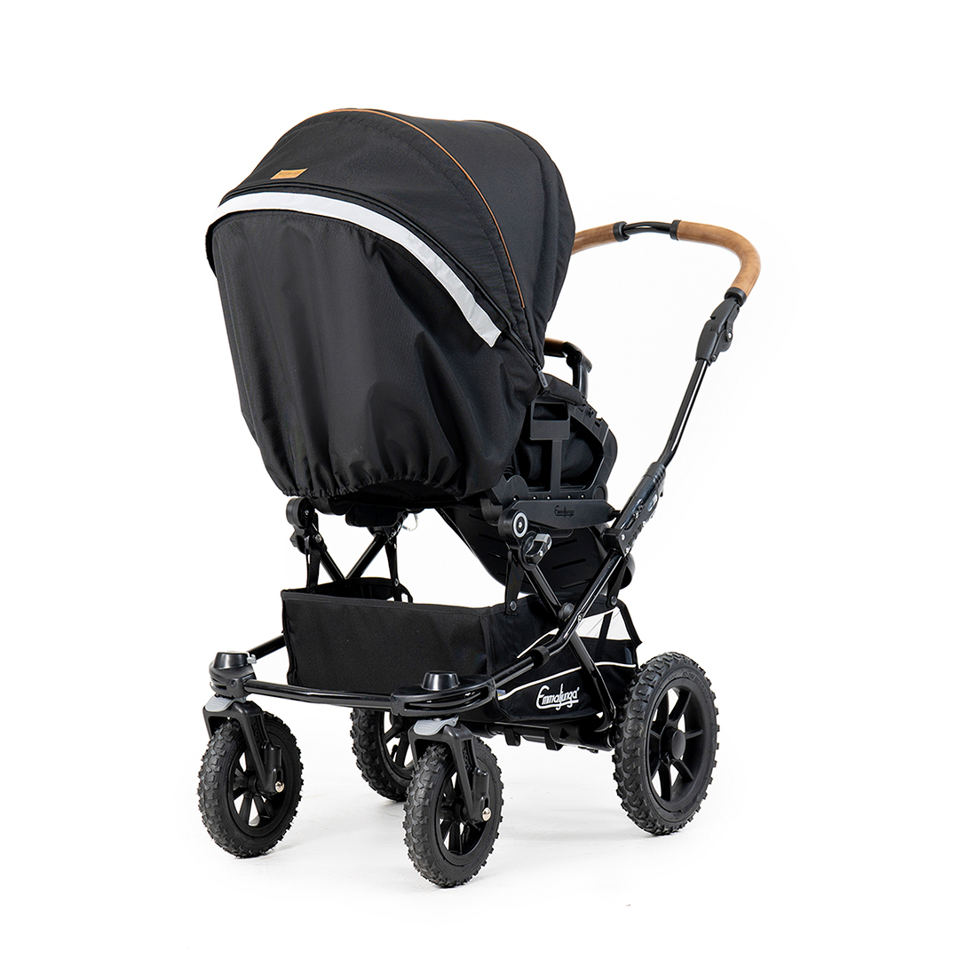 Emmaljunga Alu S lastenrattaat Flat Outdoor Musta