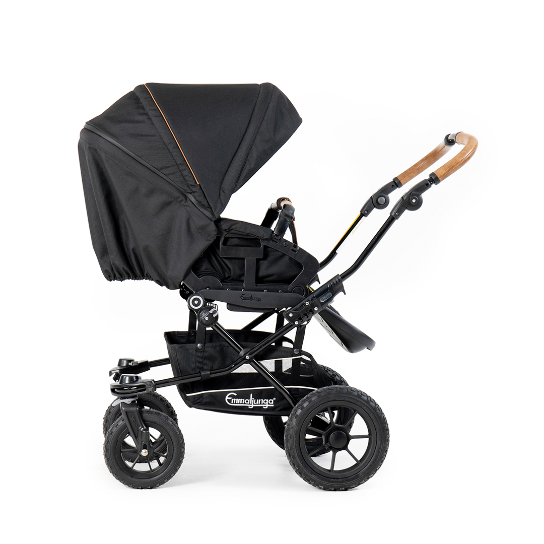Emmaljunga Alu S lastenrattaat Flat Outdoor Musta