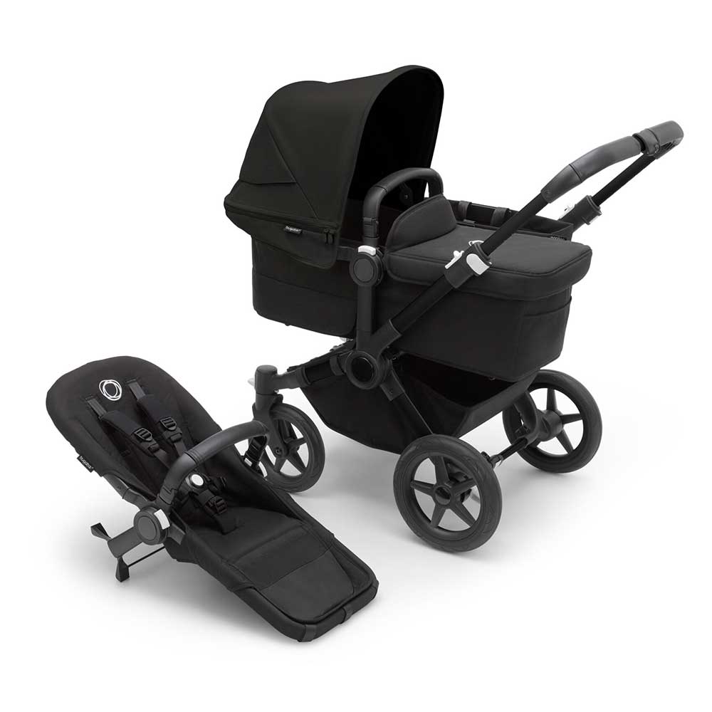 Bugaboo Donkey 5 Lastenrattaat Mono Midnight Black (keskiyönmusta)