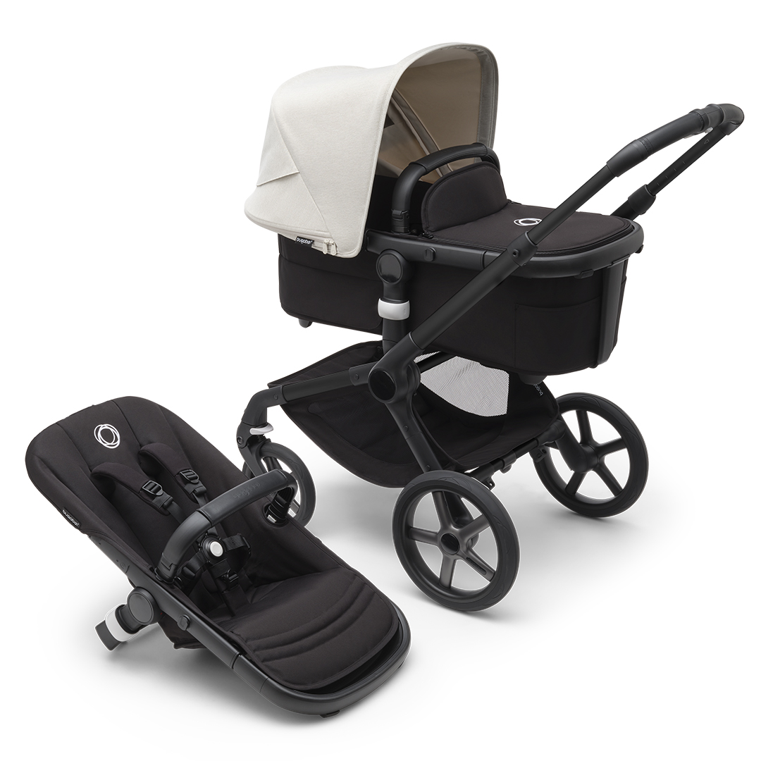 Bugaboo Fox 5 -lastenrattaat Misty White (sumuinen valkoinen)