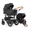 Emmaljunga Alu S lastenrattaat Flat Outdoor Musta