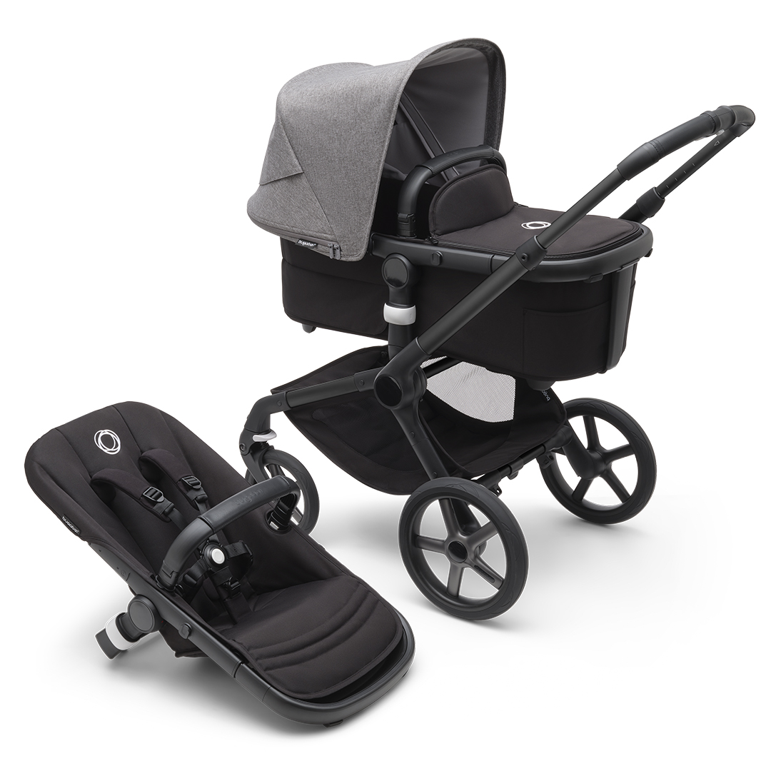 Bugaboo Fox 5 -rattaat Grey Melange (harmaa)