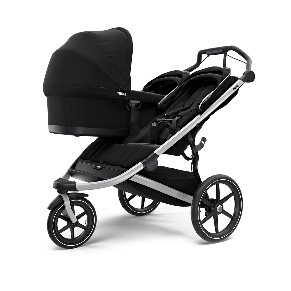 Thule Urban Glide2 Kaksinkertaiset lenkkeilyrattaat Jet Black