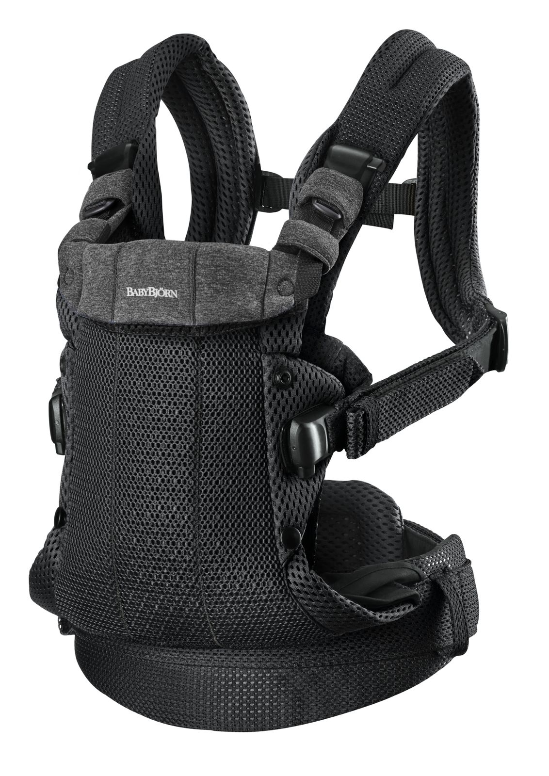 BabyBjörn kantokoppa Harmony 3D Mesh Musta