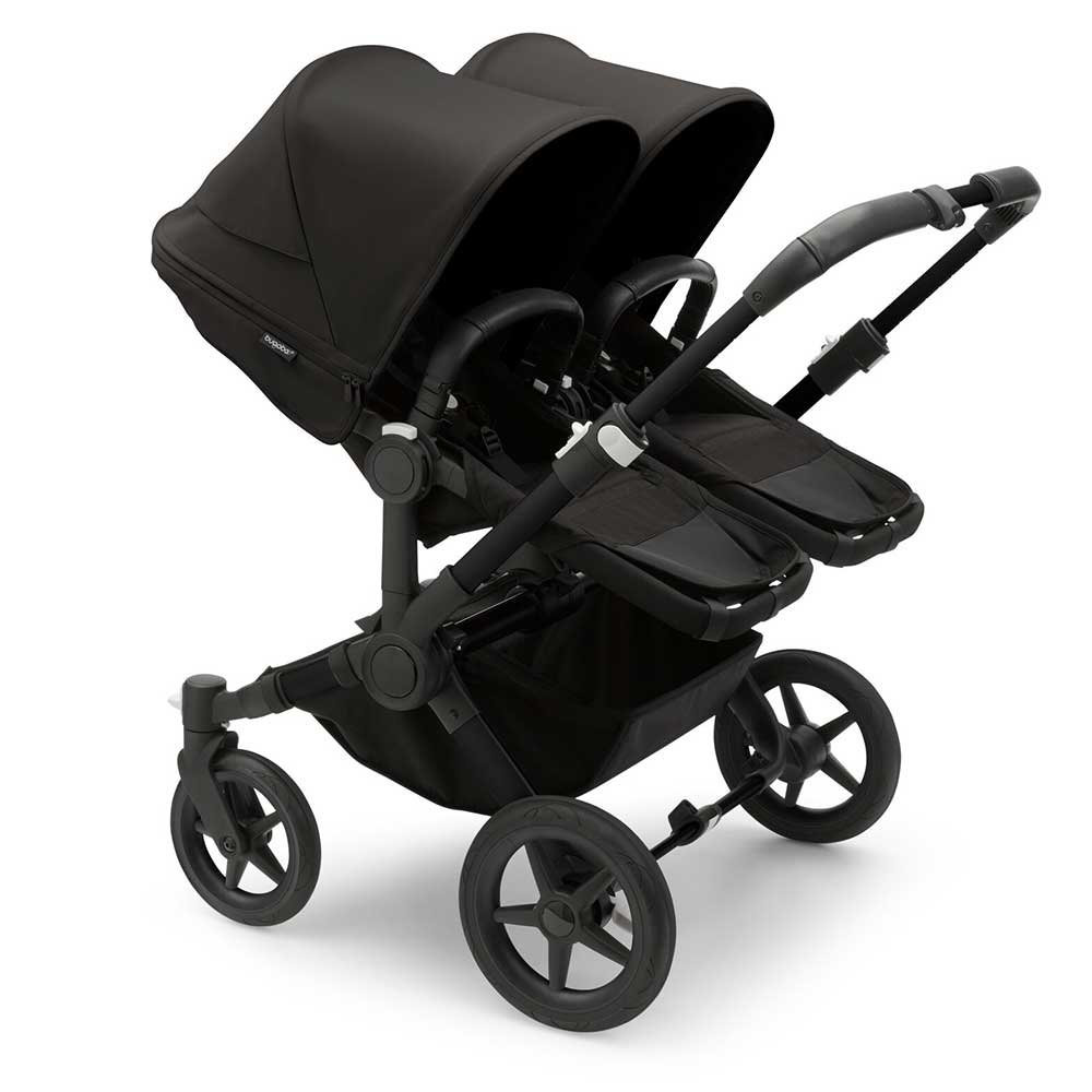 Bugaboo Donkey 5 Twin -lastenrattaat Midnight Musta