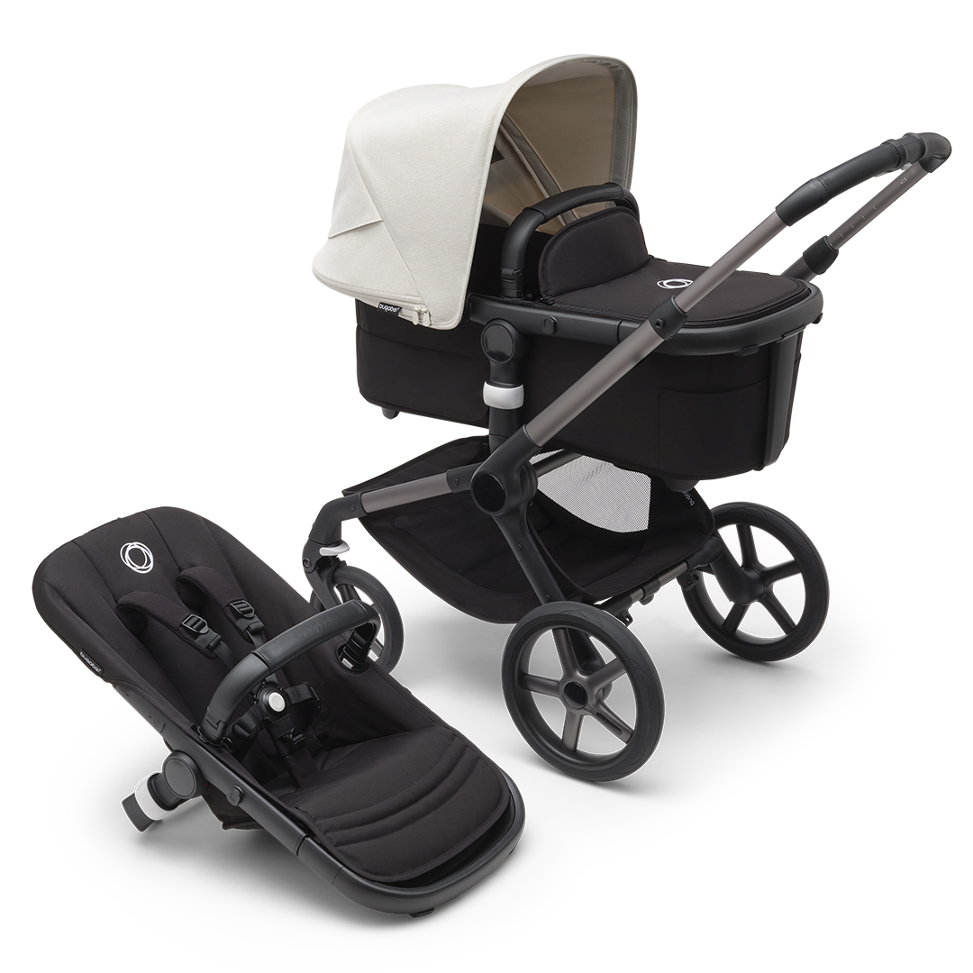 Bugaboo Fox 5 -lastenrattaat Misty White (sumuinen valkoinen)